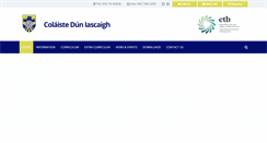 Desktop Screenshot of colaisteduniascaigh.ie